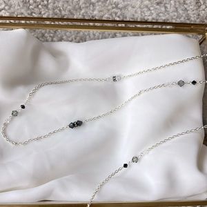 Extra Long Crystal Necklace
